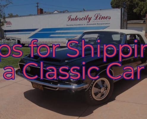 tips for shipping a classic car