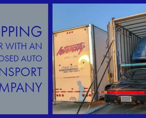 shipping a car enclosed auto transport