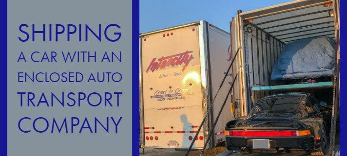 shipping a car enclosed auto transport
