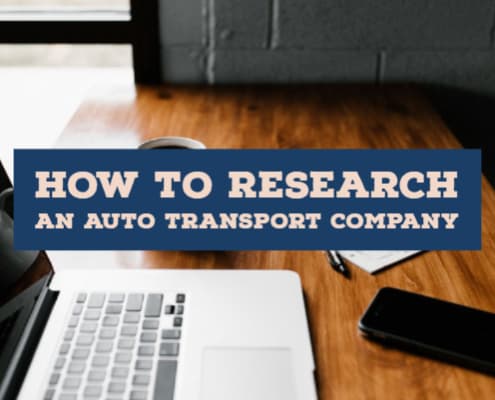 research an auto transport company