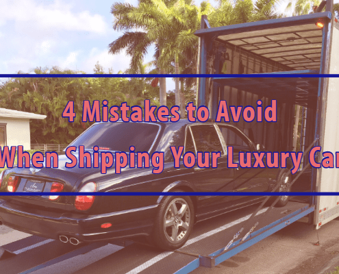 4 mistakes to avoid when shipping your luxury car