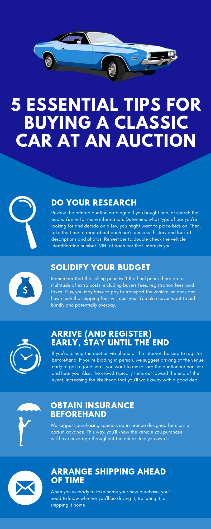 Tips for Buying a Classic Car at an Auction Tips for Buying a Classic Car at an Auction