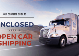 guide to enclosed versus open car shipping