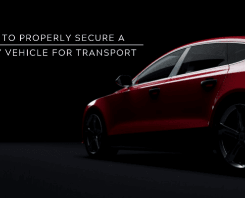 How to Properly Secure a Luxury Vehicle for Transport