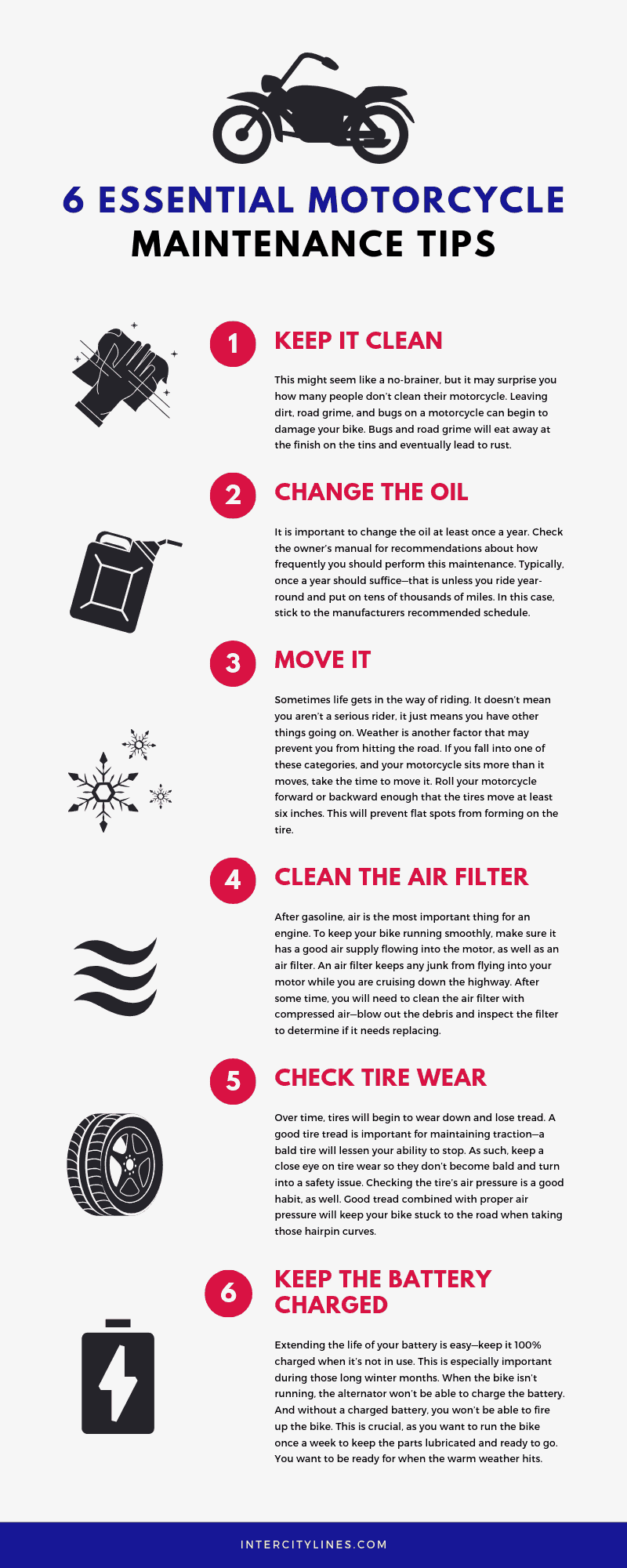 6 Essential Motorcycle Maintenance Tips