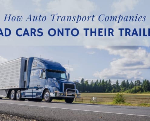 How Auto Transport Companies Load Cars Onto Their Trailers