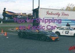 Tips for shipping an exotic car