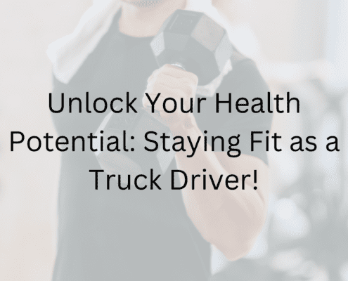 Staying Fit as a Truck Driver