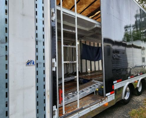 door of kentucky car trailer enclosed 6 car carrier for sale