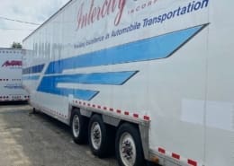 2000 Enclosed Six Car Kentucky Trailer with Lift Gate for Sale - Drivers Side