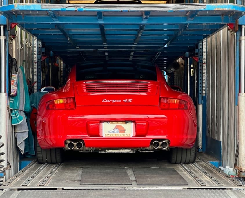 shipping a porsche targa 4S from Auto Kennel